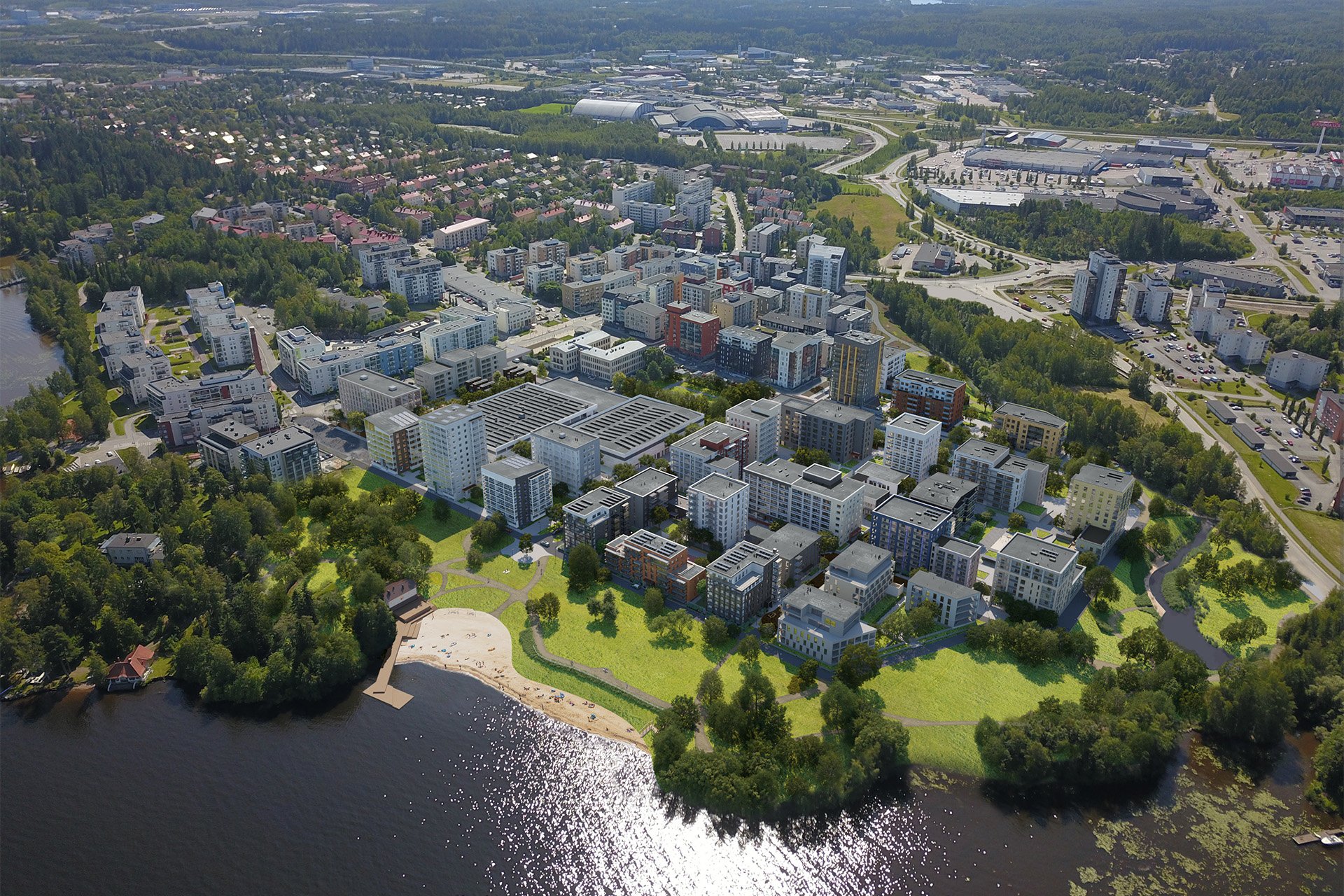 Tampere developed low emission solutions for mobility housing and